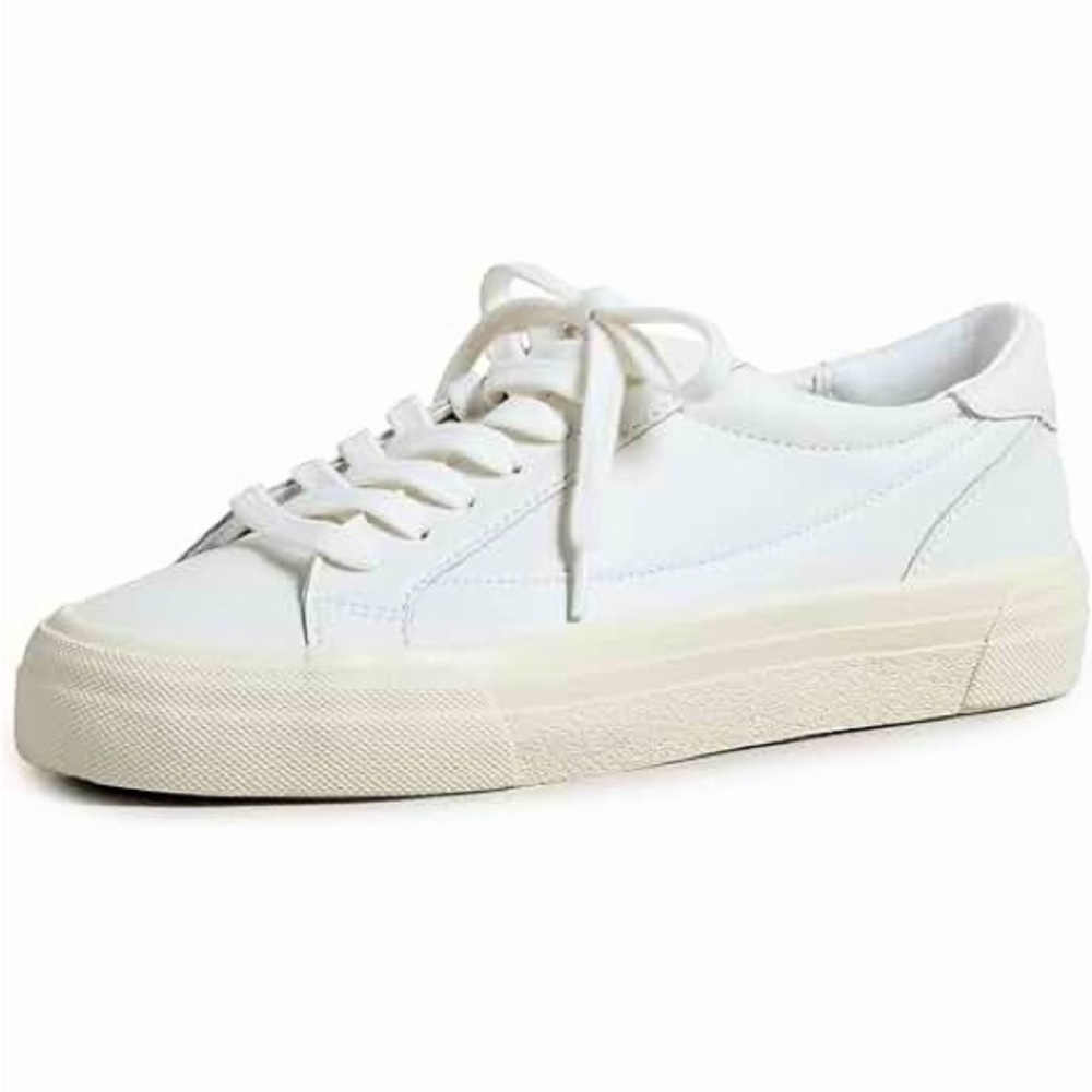Madewell White Women's Low-Top Leather Sneakers Size7 - Picture 3 of 11